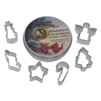 Mini Christmas Tin 6 pc Set