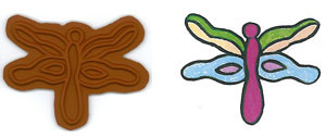 Small Dragonfly Stamplate