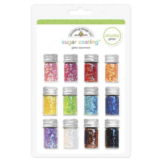 Sugar Coating Chunky Glitter Assortment 5g 12/Pkg