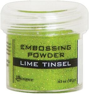 Ranger Lime Tinsel Embossing Powder