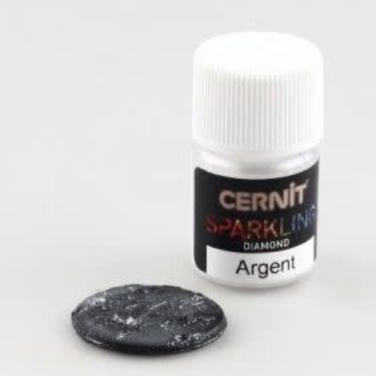 Cernit Sparkling - Diamond Silver (Argent)