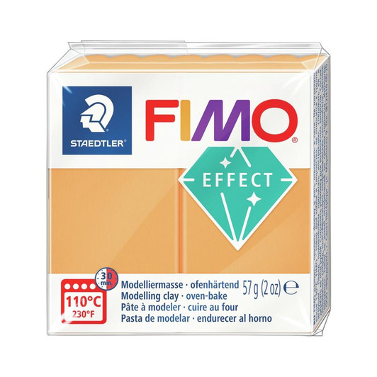 Fimo Effect Neon Polymer Clay 2oz - Orange
