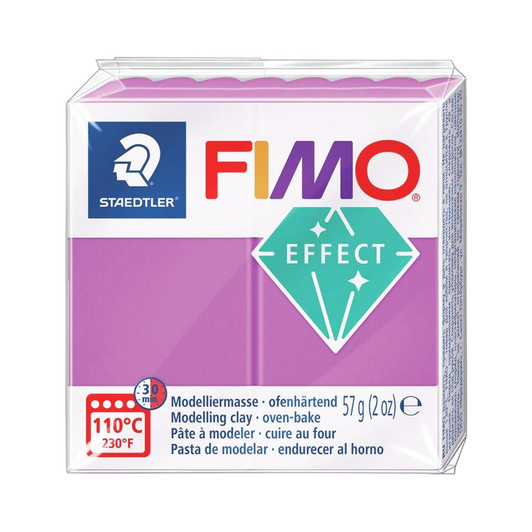 Fimo Effect Neon Polymer Clay 2oz - Purple