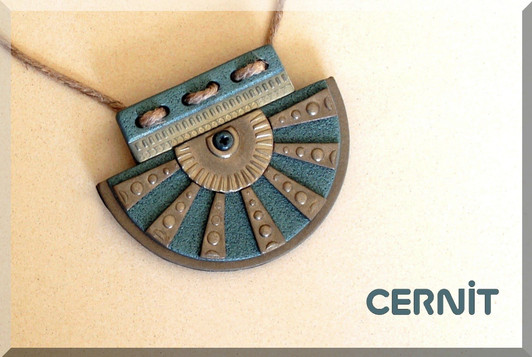 Cernit Inca Pendant Free Tutorial