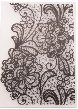 Wedding Lace - Background Embossing Folder 4"X5.75"