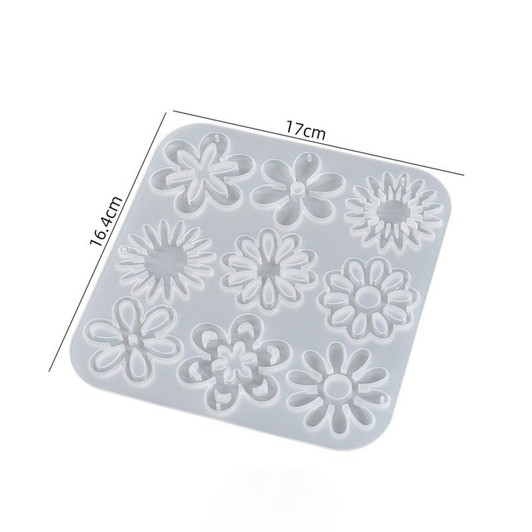 Flower Power Resin Molds 9 Designs