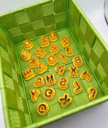 PCP Alphabet Cutters Two Sizes