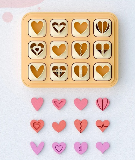 PCP Mini Cutters Set and Storage Box - Be Still My Heart