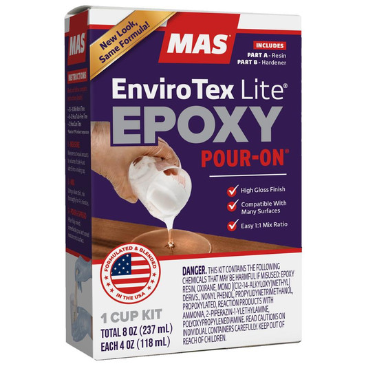 EnviroTex Lite Pour-On High Gloss Finish by MAS