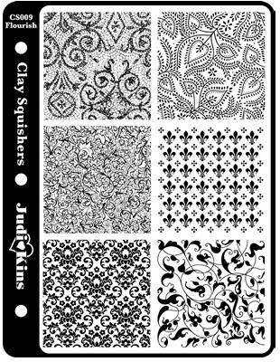 Clay Squisher Stamp - Flourish