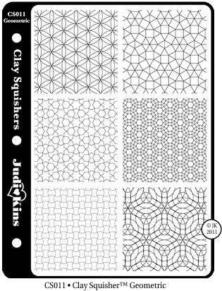 Clay Squisher Stamp - Geometric