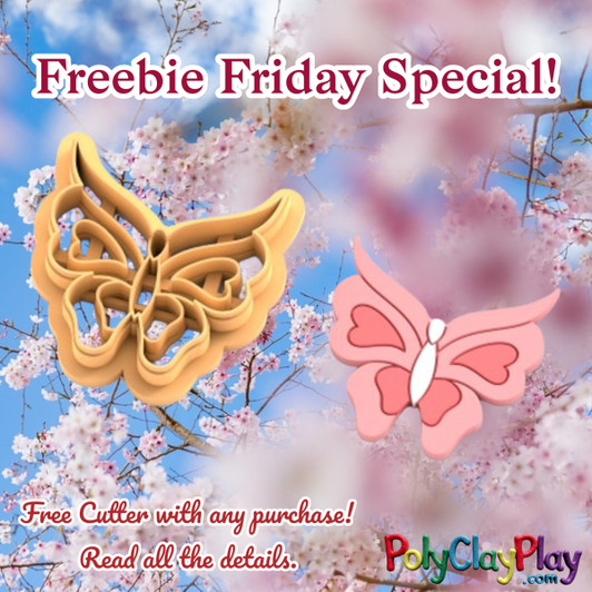 Freebie Friday Special - Lovely Winged Butterfly Cutter