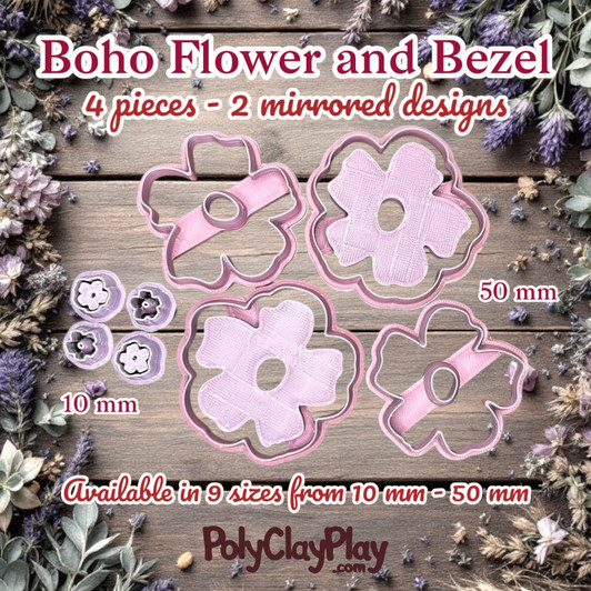 PCP Boho Flower and Bezel Set