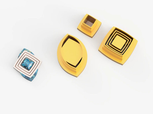 PCP Layered Square Cutter Set