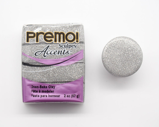 Premo! Sculpey® - White Gold Glitter