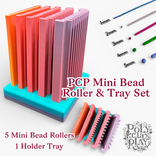 PCP Mini Bead Roller and Tray 6 pc Set