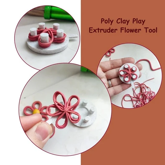Loop a Bloom Clay Snake Flower Tool 3-Size Set