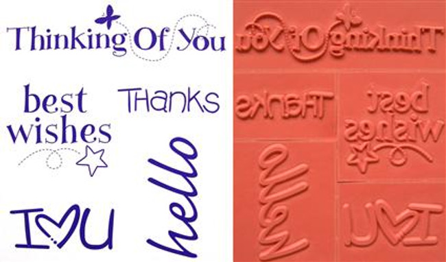 Rubber Stamps - Sentiments