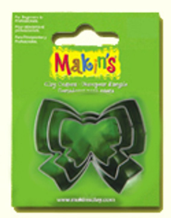 Makin's Clay 3 Piece Cutter Set Ribbon