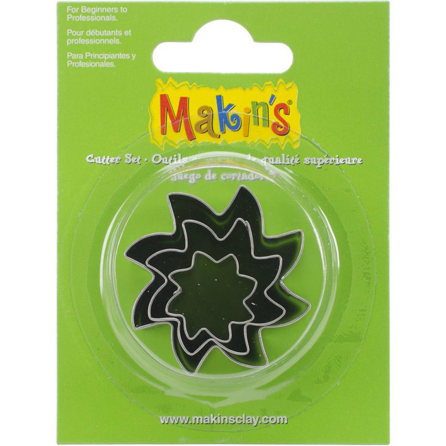 Makin's Clay 3 Piece Cutter Set Sun