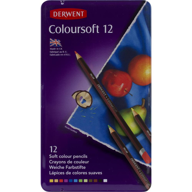 Derwent Coloursoft Pencils 12/Pkg