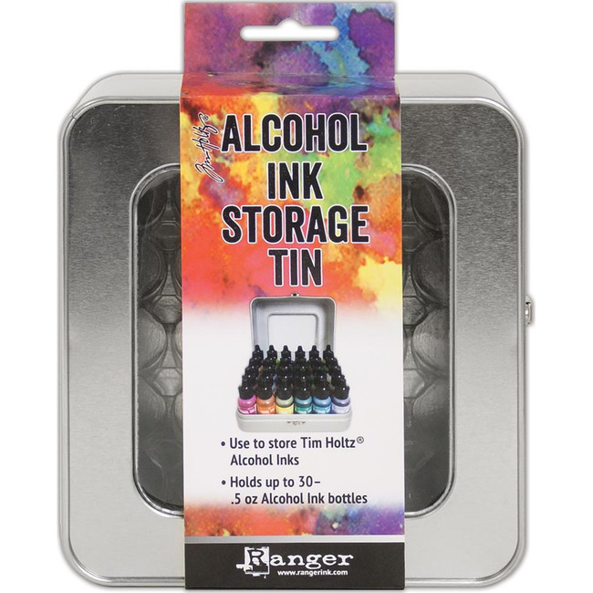 Alcohol Ink Storage Tin by Tim Holtz