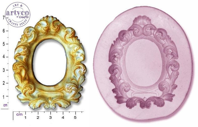 Oval Scrolls Frame