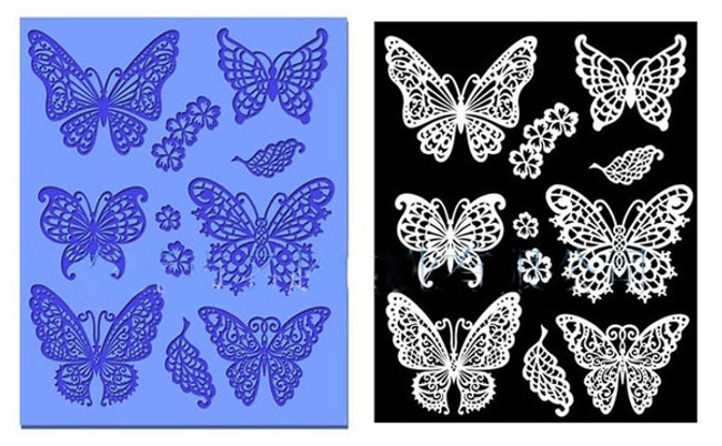 Butterfly Delicate Lace Mold