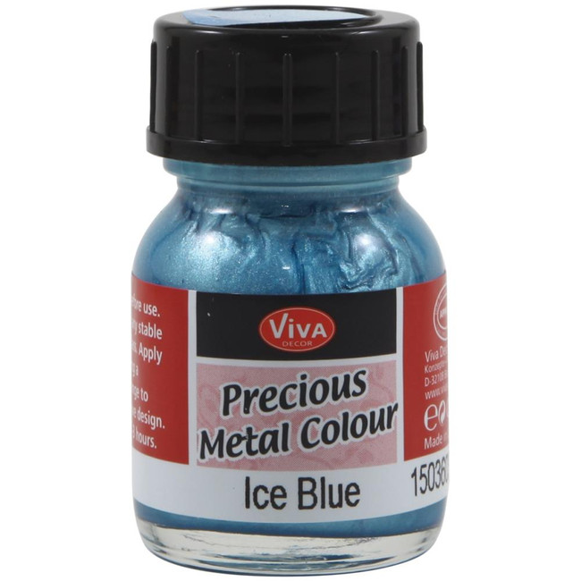Precious Metal Colour Varnish - Ice Blue