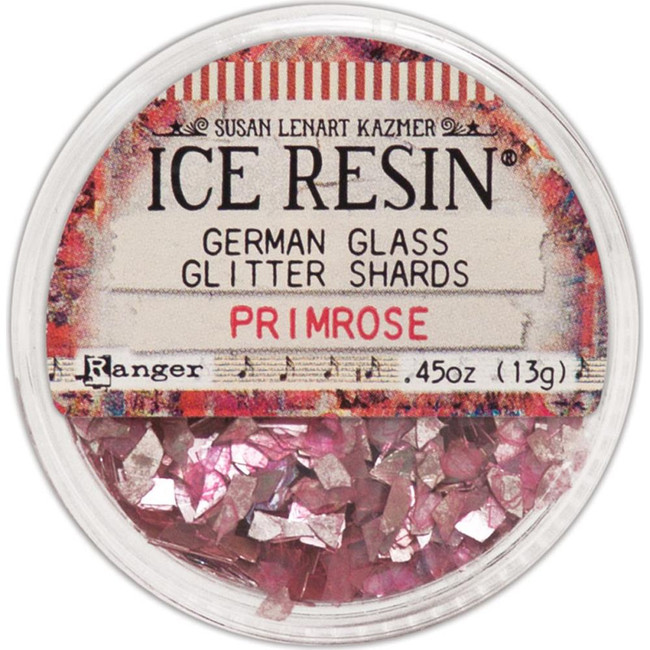 Ice Resin Glass Glitter Shards - Primrose