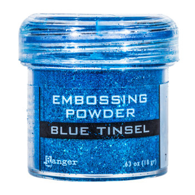 Ranger Blue Tinsel Embossing Powder