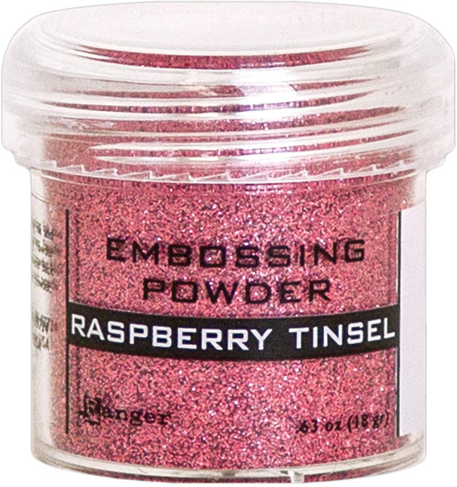 Ranger Raspberry Tinsel Embossing Powder