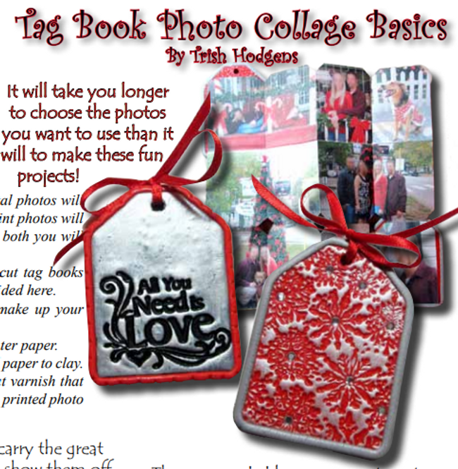 Tag Book -  Photo Collage Tutorial