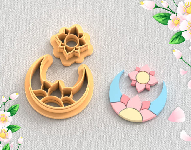 PCP Moonglow Flower 2pc Cutters