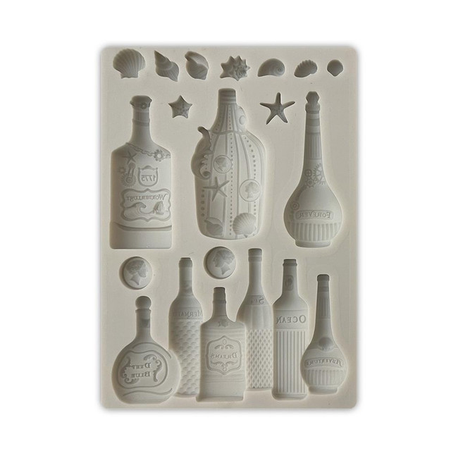 Stamperia Silicone Mould Songs Of The Sea Bottles