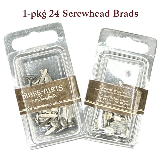 24 Screwhead Brads