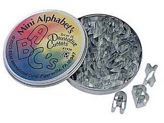 Cutters Mini Alphabet Set