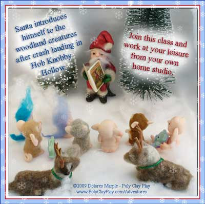 Santa Crash Lands in Hob Knobby Hollow - Class