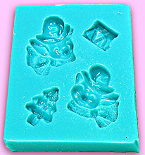 Mini Mold - Elves with Toys