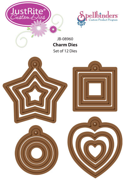 JustRite Rubber Stamps Charming Christmas Set