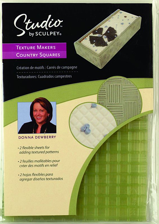 Studio by Sculpey Texture Makers Country Squares