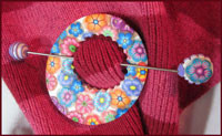 Cane Covered Shawl Pin and Pendant Tutorials