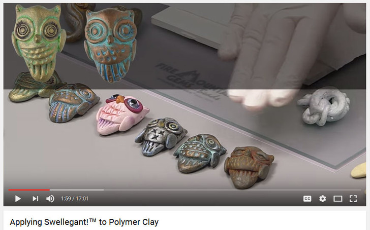 How to use Swellegant on Polymer Clay