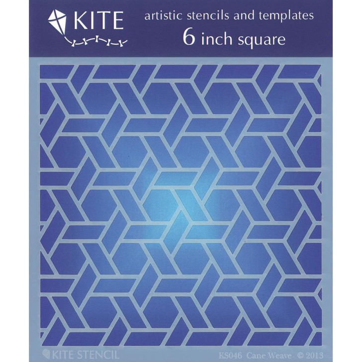 Cane Weave 6 x 6 Stencil