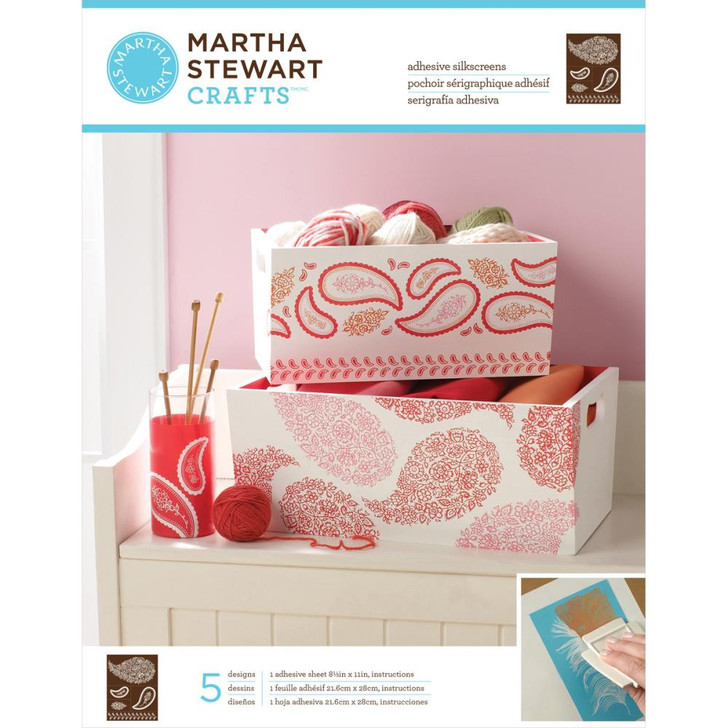 Martha Stewart Adhesive Silkscreens