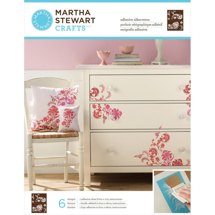 Martha Stewart Adhesive Silkscreens