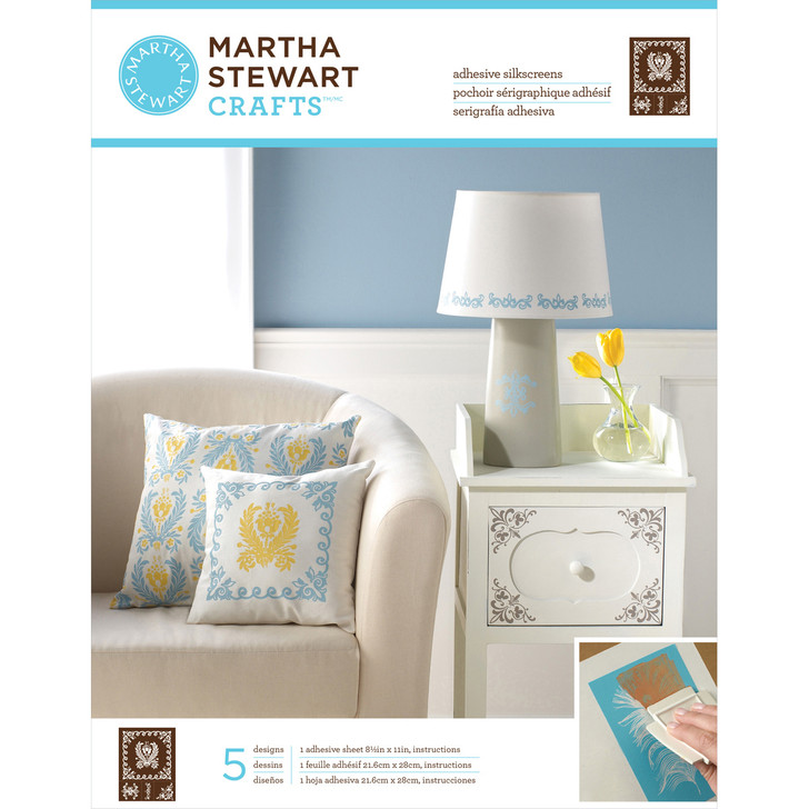 Martha Stewart Adhesive Silkscreens