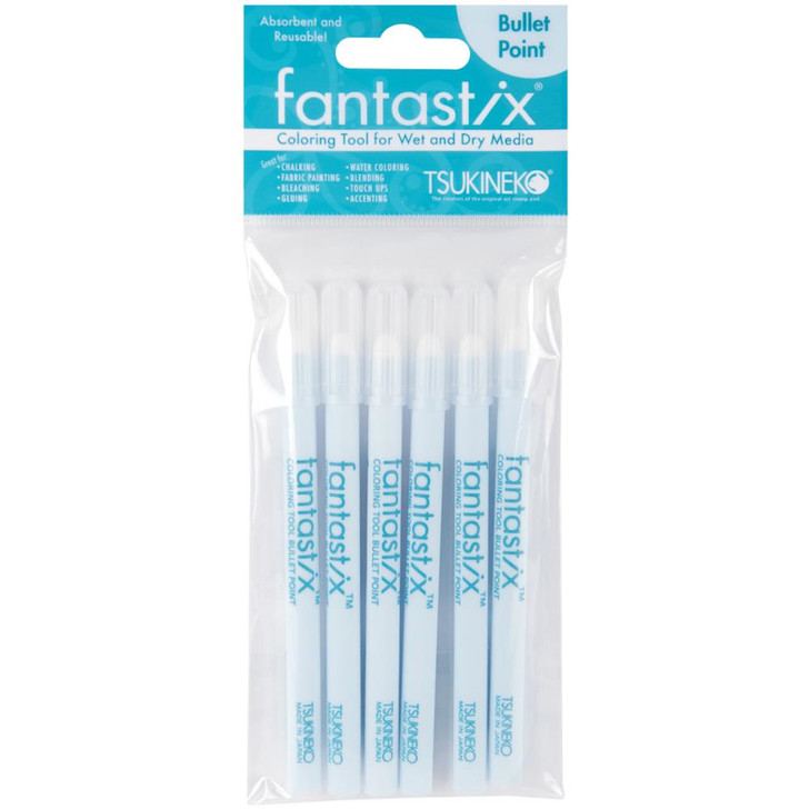 Fantastix Coloring Tool For Wet & Dry Media 6/Pkg