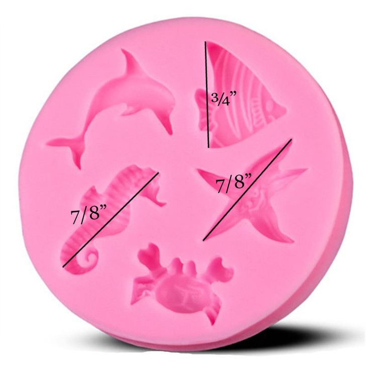 Mini Sea Life Critters Mold