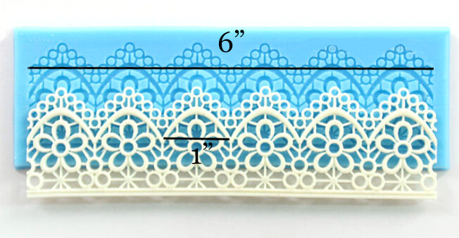 Flower Lace Repeating Border Mold
